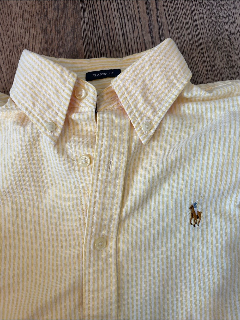 COTTON :: Classic Fit button-down striped - Ralph Lauren - Picture 3 of 6